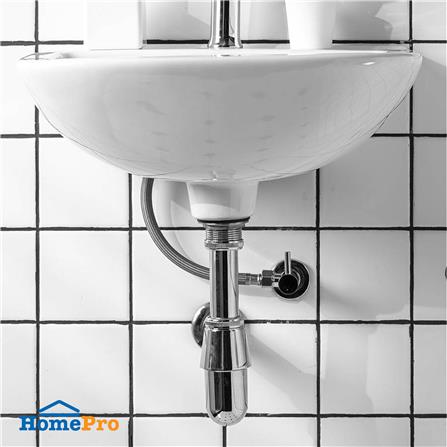 ท่อน้ำทิ้งอ่างล้างหน้ากระปุก RASLAND P8008A/30 30 ซม._1