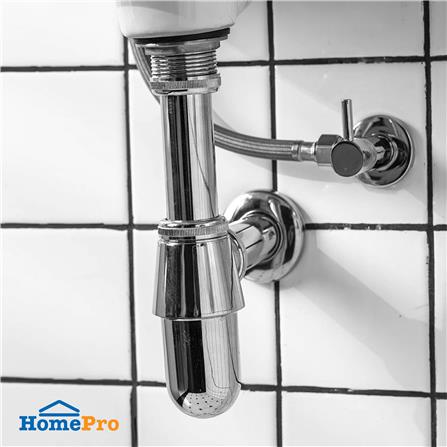 ท่อน้ำทิ้งอ่างล้างหน้ากระปุก RASLAND P8008A/30 30 ซม._2