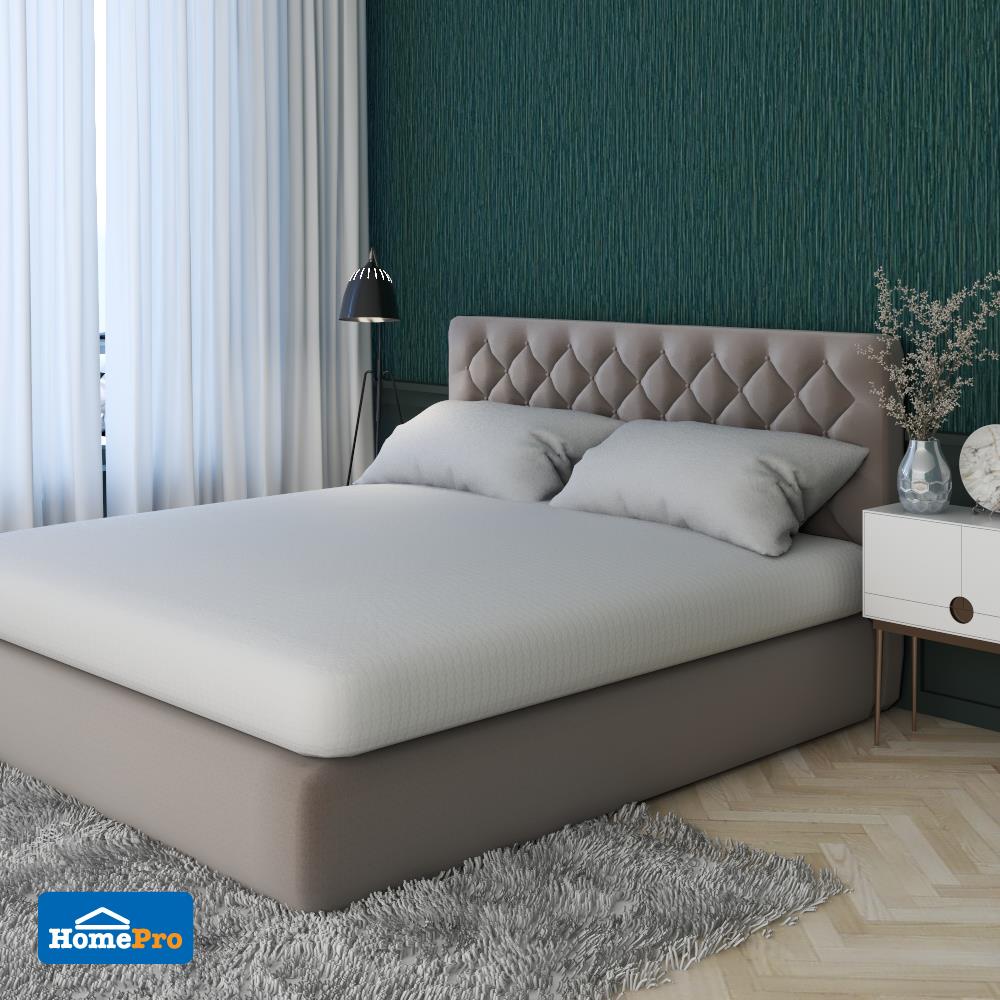 ผ้าปูที่นอน HOME LIVING STYLE TC 110x110 นิ้ว สีขาว แพ็ก 2 ชิ้น