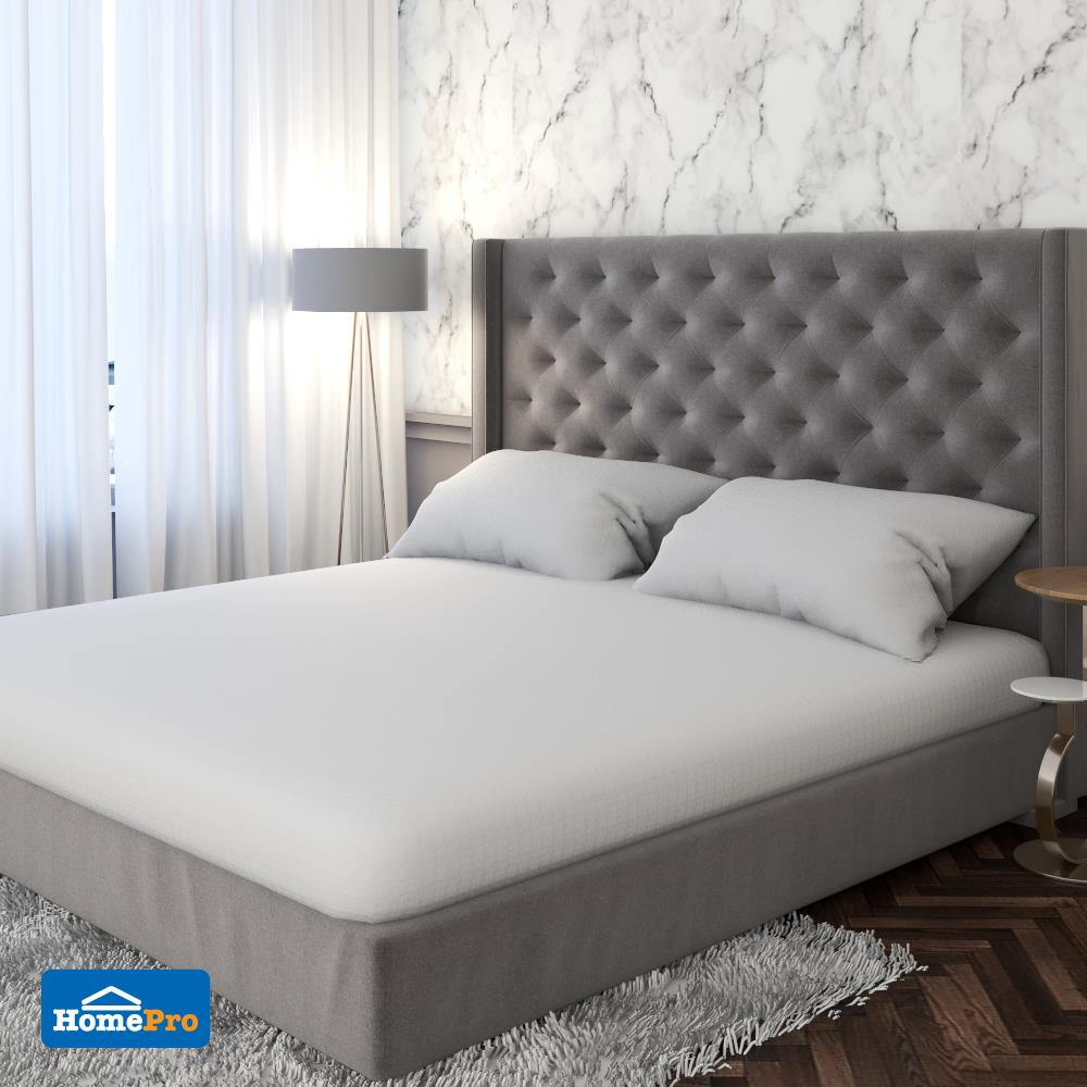 ผ้าปูที่นอน HOME LIVING STYLE CT 110x110 นิ้ว สีขาว แพ็ก 2 ชิ้น