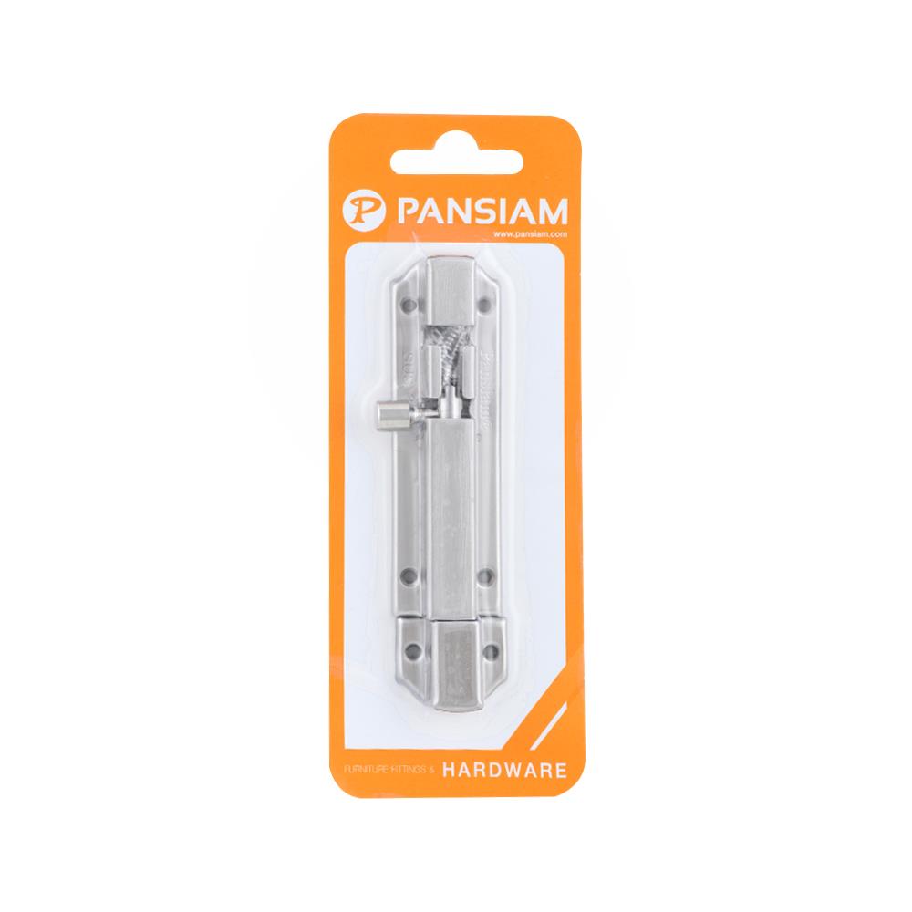 กลอนทั่วไป PANSIAM BBSS-204 4 นิ้ว สีเงิน