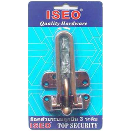 กลอนรูด ISON 888 สีทองแดงรมดำ