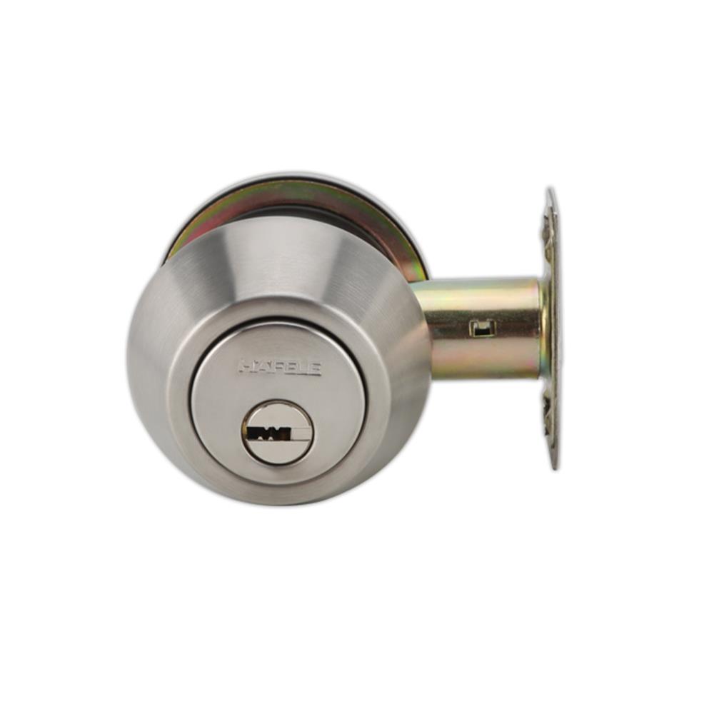 กุญแจลิ้นตาย 1 ด้าน HAFELE 489.10.358 สีสเตนเลส