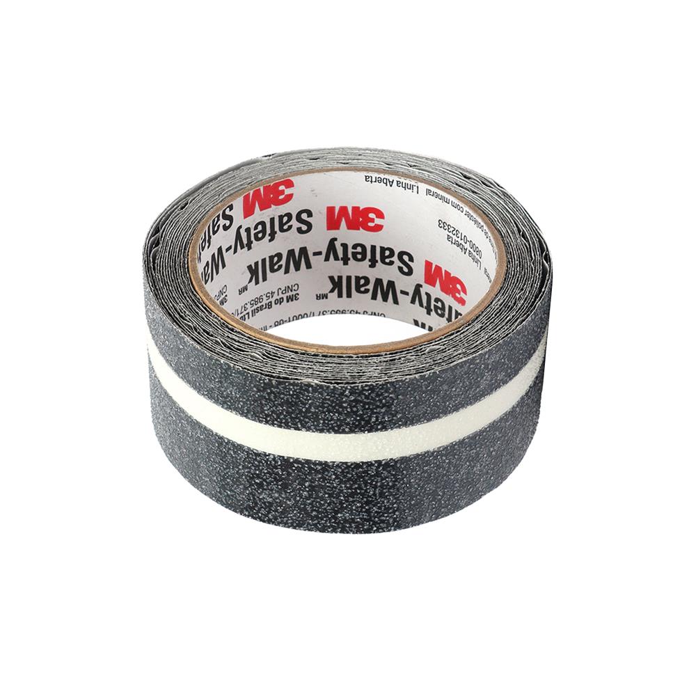 เทปกันลื่นเรืองแสง 3M 2 นิ้วx5 ม. สีดำ