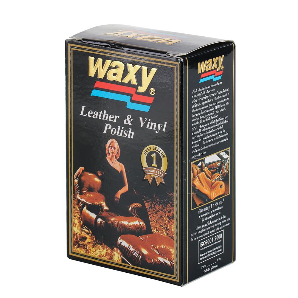 น้ำยาเคลือบเงาผลิตภัณฑ์หนังรถยนต์ WAXY 125 มล.