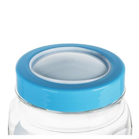 ขวดน้ำทรงแปดเหลี่ยมฝาเกลียวPET PIONEER 1.37 ลิตร สีฟ้า_3