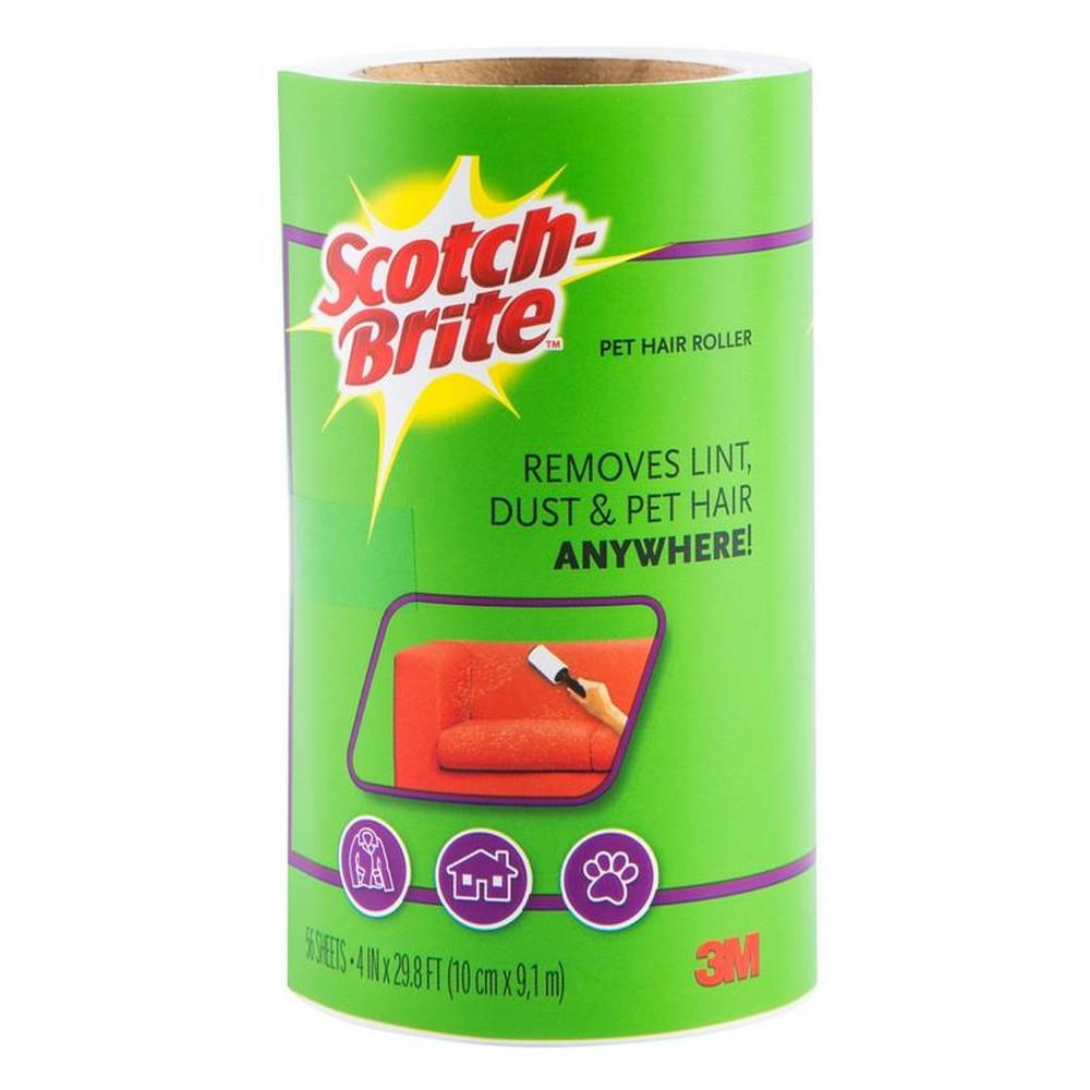 อะไหล่ลูกกลิ้งขจัดฝุ่นทั่วไป SCOTCH-BRITE 56 แผ่น