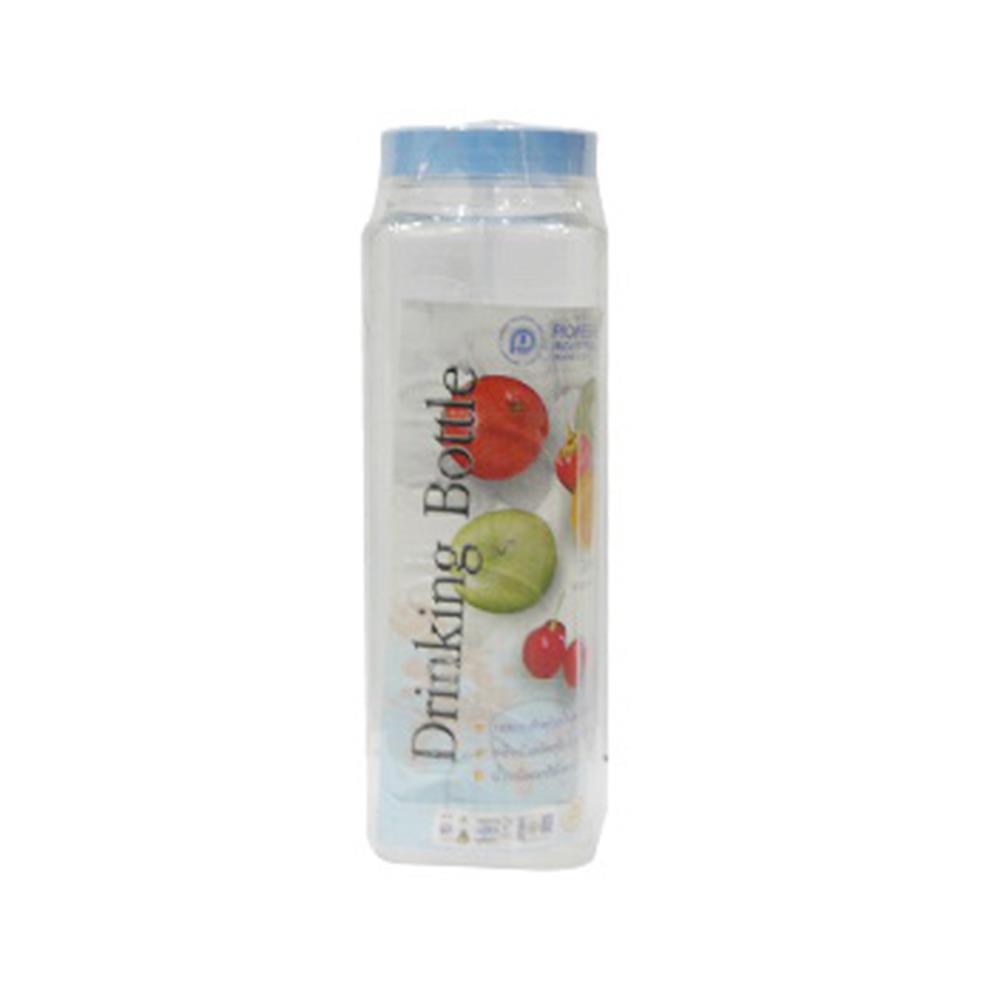 ขวดน้ำทรงเหลี่ยมฝาเกลียวPET PIONEER 1.48 ลิตร สีฟ้า