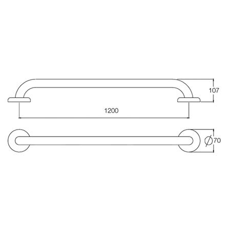 ราวมือจับกันลื่น WS GB-3327-2-120 120 ซม._1
