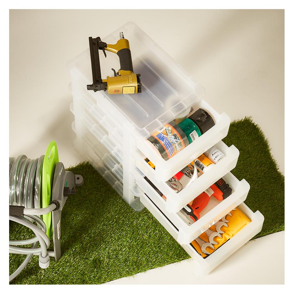 ตู้ลิ้นชัก 4 ชั้น SN 37x28x49.5 ซม. สีขาว