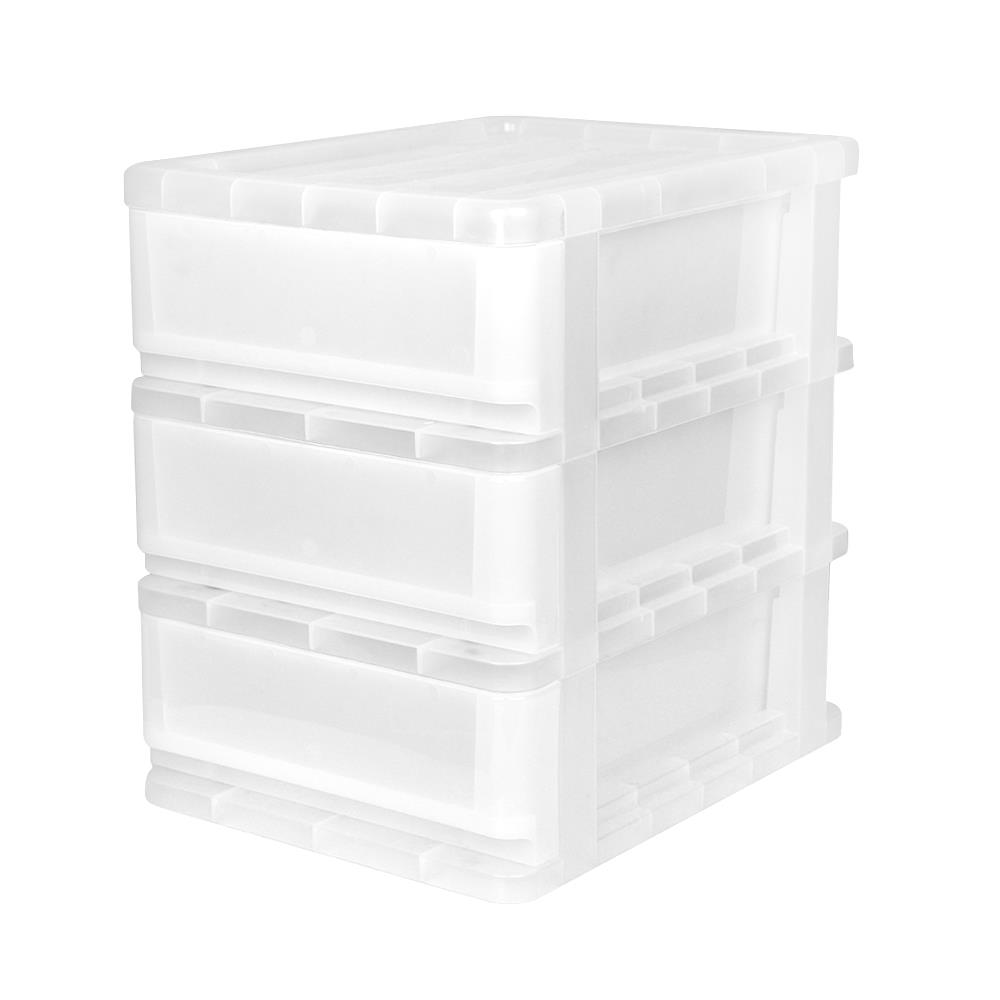 ตู้ลิ้นชัก 3 ชั้น SN 37x28x37.5 ซม. สีขาว