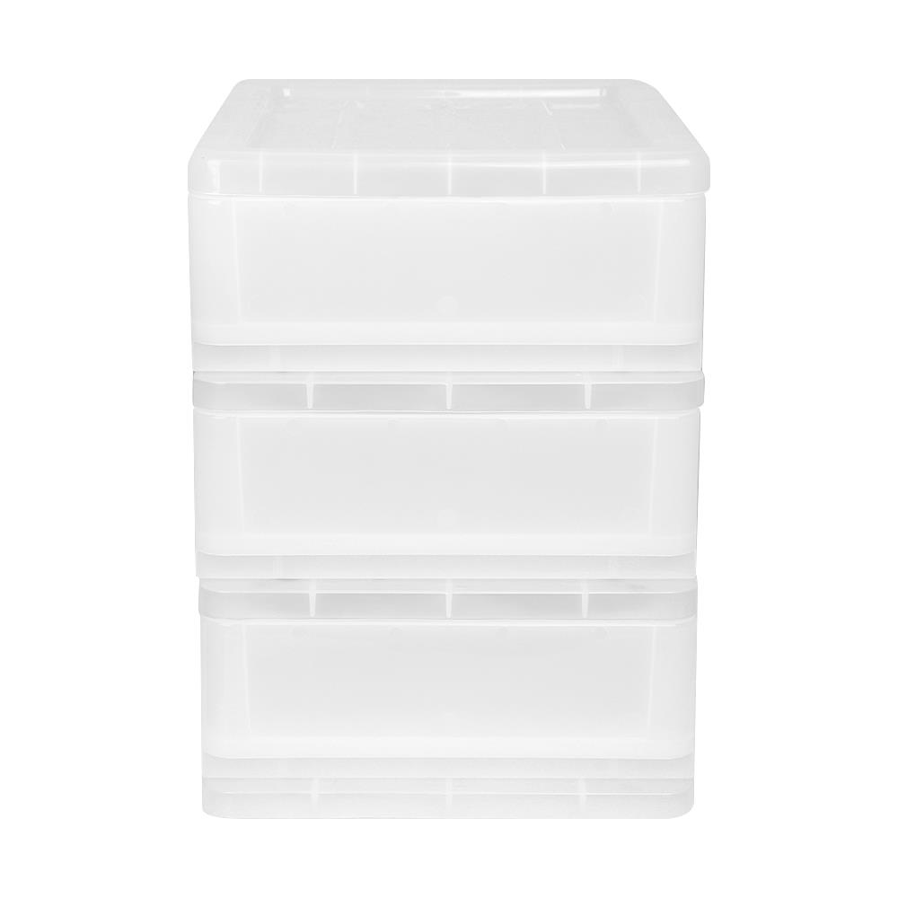 ตู้ลิ้นชัก 3 ชั้น SN 37x28x37.5 ซม. สีขาว