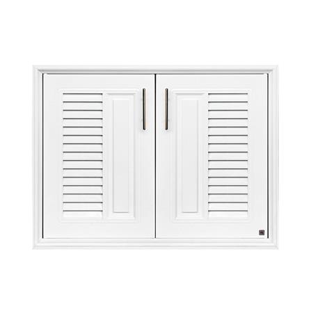 บานใต้เตา ABS KING NEO 87.5x56.5 ซม. สีขาว_0