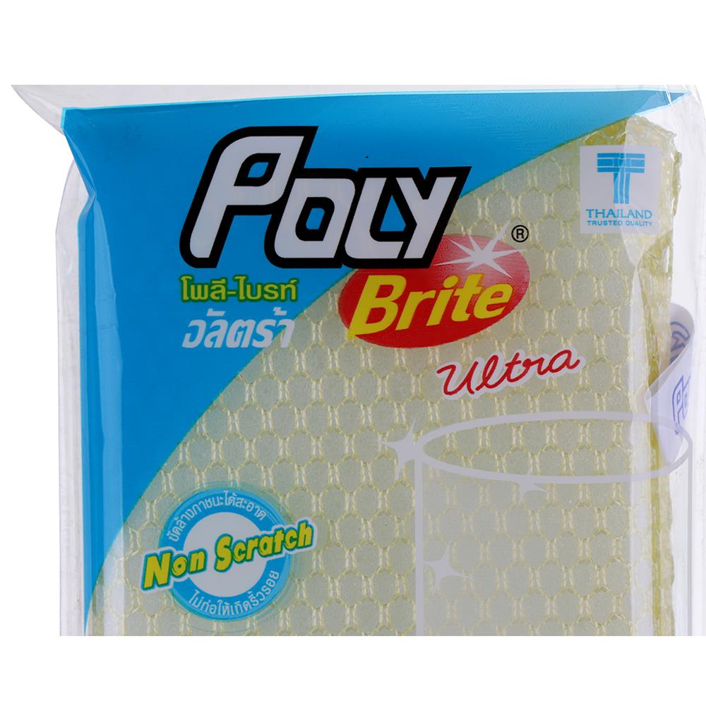 ฟองน้ำหุ้มตาข่าย POLY-BRITE 410-0 7x16x2cm