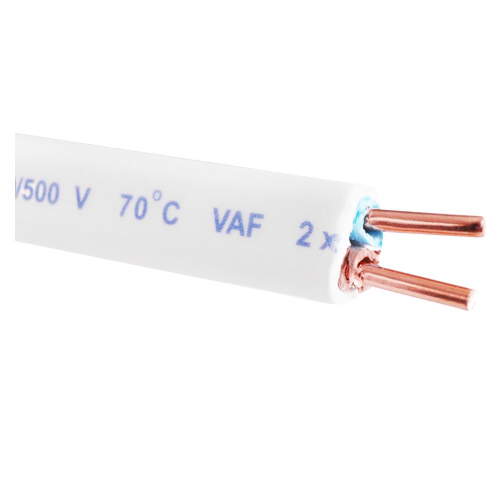 สายไฟ VAF BCC 2X2.5 ตร.มม. 30 เมตร สีขาว