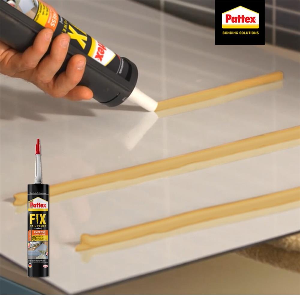 กาวพลังตะปูสูตรน้ำมัน PATTEX PL60 400 ก. สีน้ำตาล