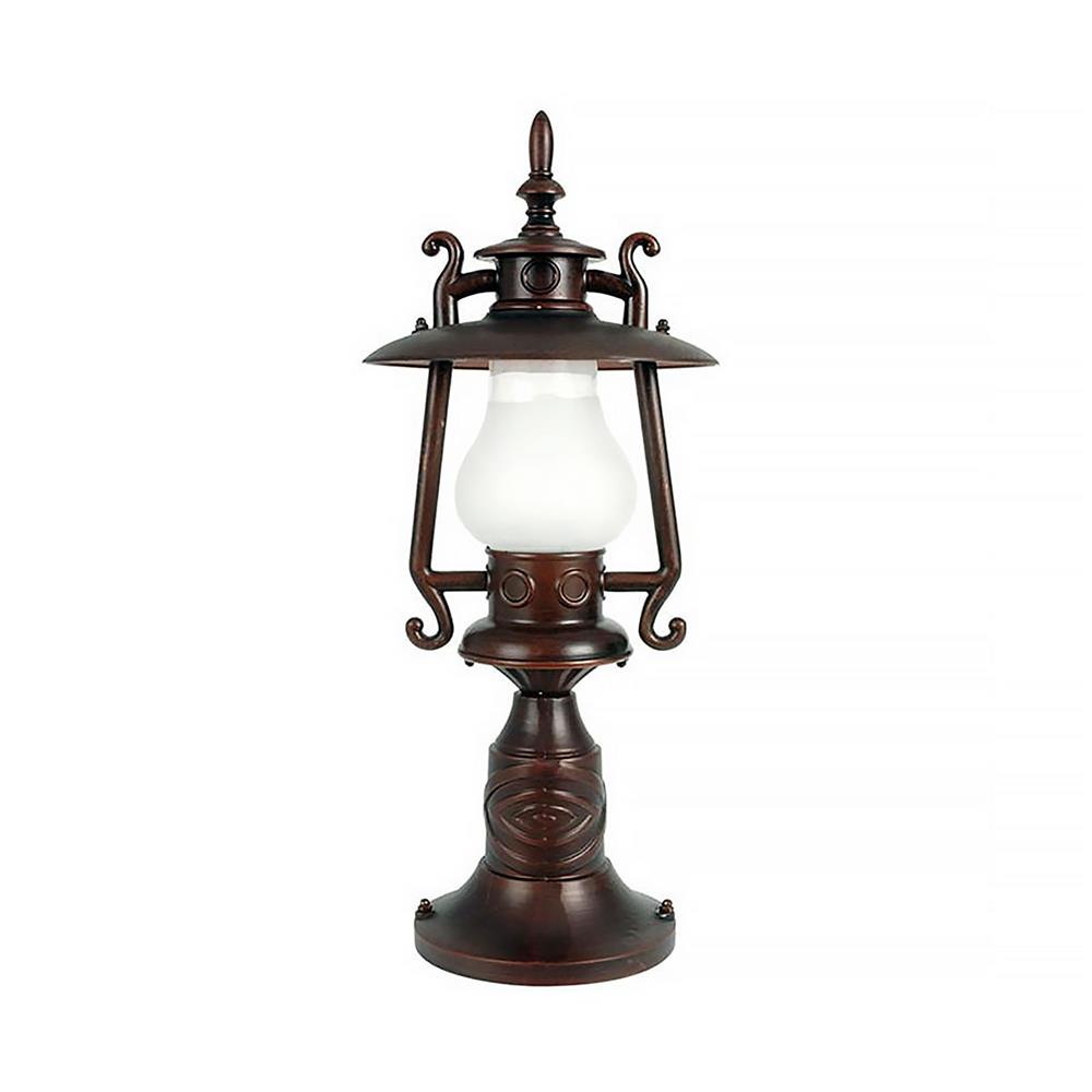 ไฟหัวเสา L&E BDR340 สีทองรมดำ