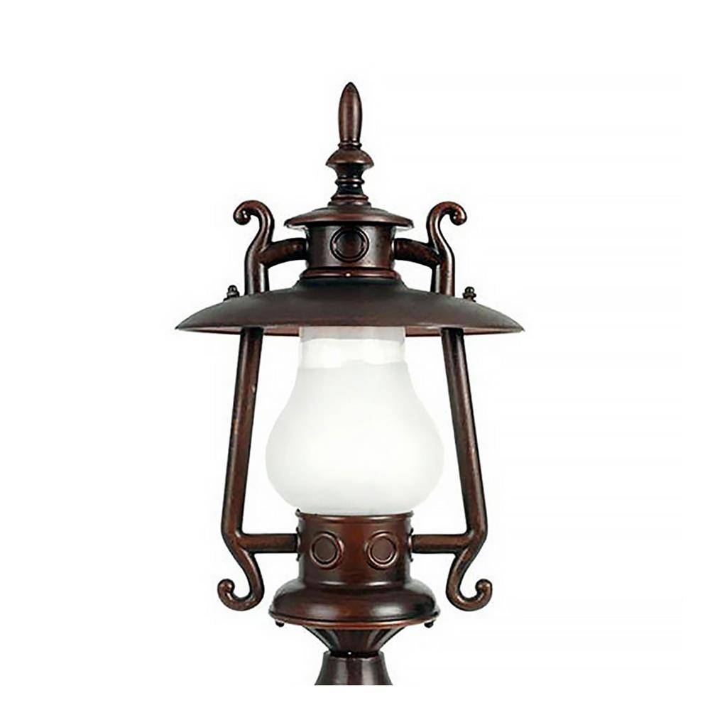 ไฟหัวเสา L&E BDR340 สีทองรมดำ