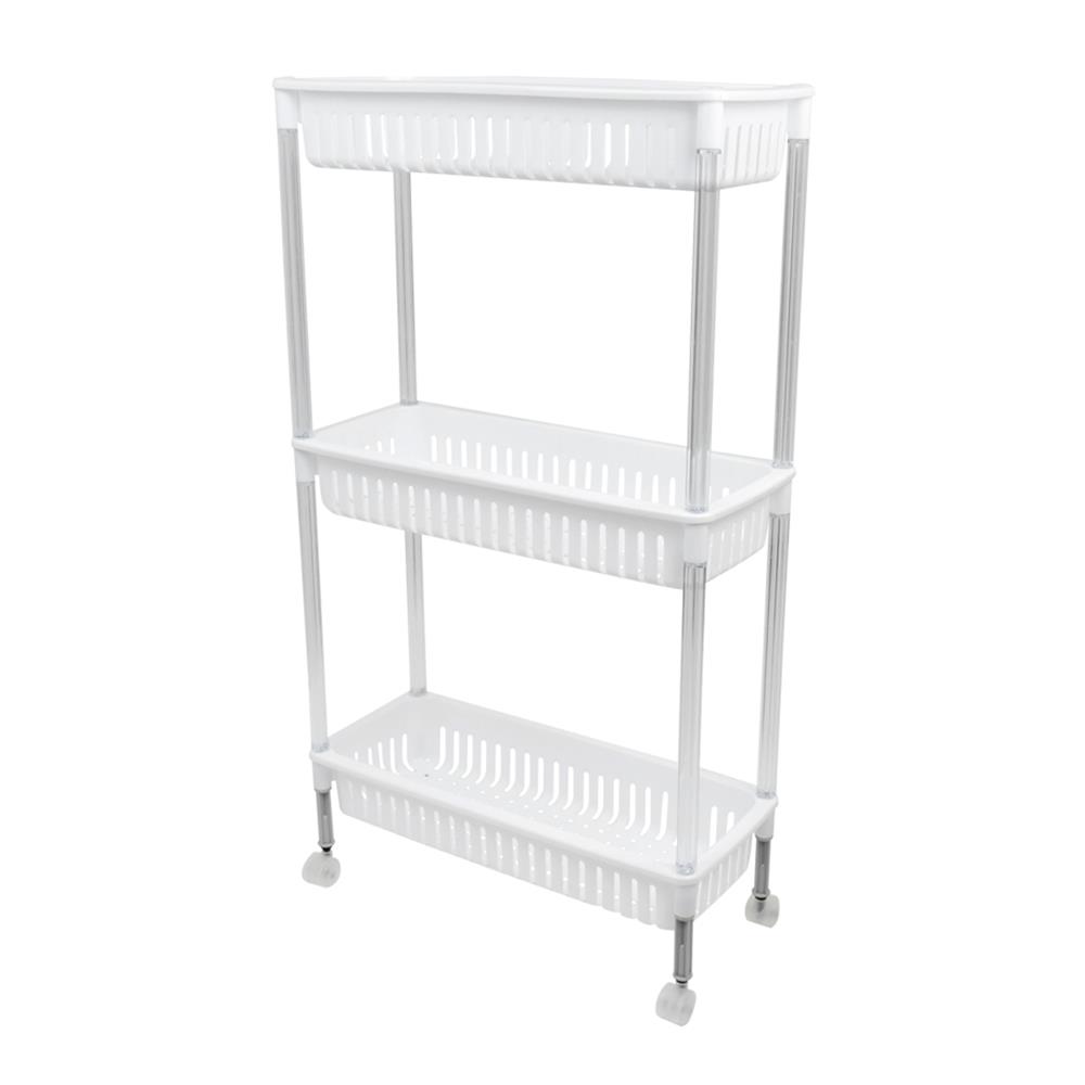 ชั้นวางของพลาสติก 3 ชั้นมีล้อ KEYWAY AP383