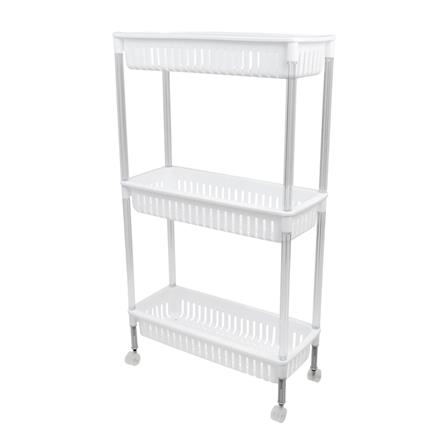 ชั้นวางของพลาสติก 3 ชั้นมีล้อ KEYWAY AP383