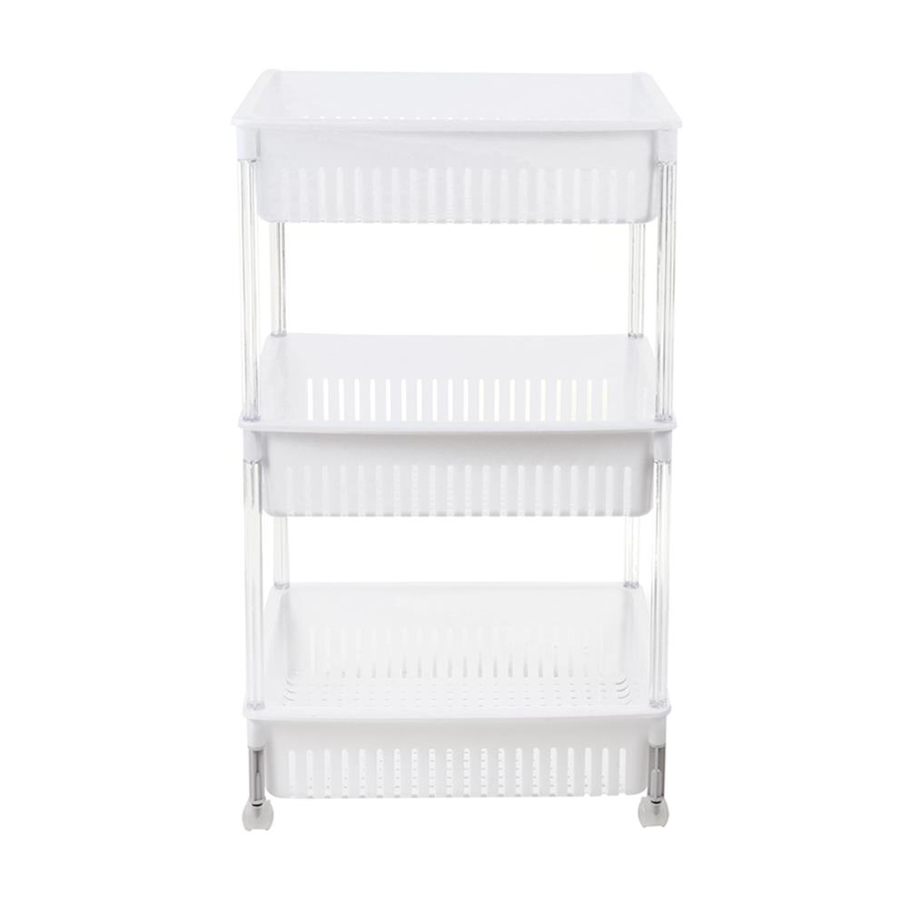 ชั้นวางของพลาสติก 3 ชั้นมีล้อ KEYWAY AP373