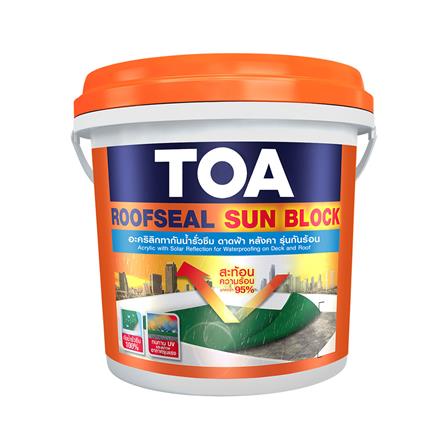 อะคริลิกกันซึม TOA SUNBLOCK 4 กก. สีเทา_1