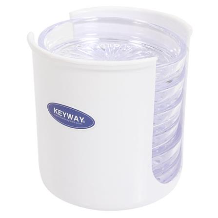 ที่รองแก้ว PS KEYWAY สีใส 6ชิ้น/ชุด