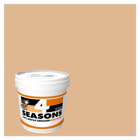 สีน้ำทาภายนอก TOA 4 SEASONS AG6009 สีน้ำตาล กึ่งเงา 5 แกลลอน_0