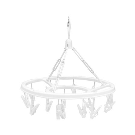 ห่วงตากผ้าพลาสติกกลมใหญ่ 15กิ๊บ สีขาว CSP_0