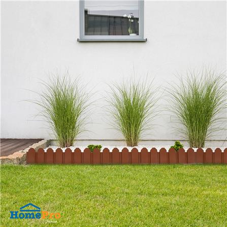 รั้วพลาสติกปักลงดิน SPRING HT-604 สีน้ำตาล แพ็ก 4 ...