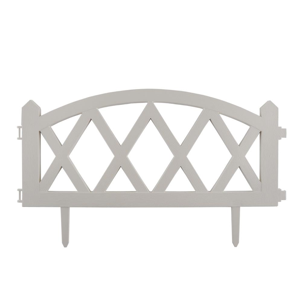 รั้วพลาสติกตั้งพื้น SPRING HT-806 สีขาว