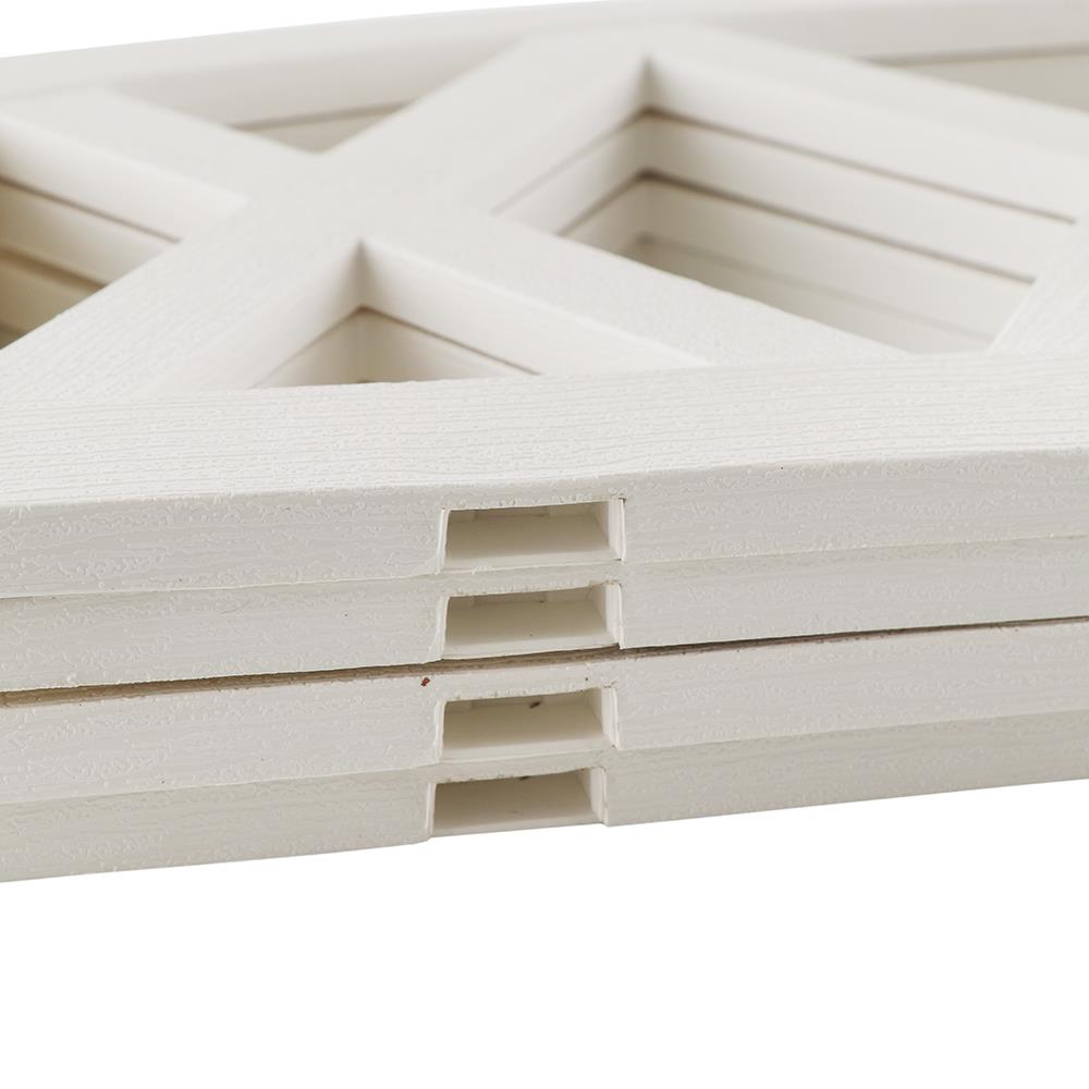 รั้วพลาสติกตั้งพื้น SPRING HT-806 สีขาว