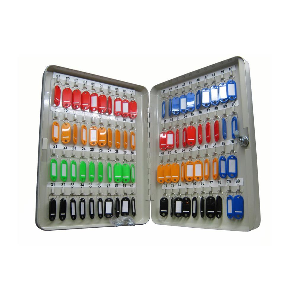 กล่องกุญแจ 80 ดอก BOXES TS0043 สีครีม