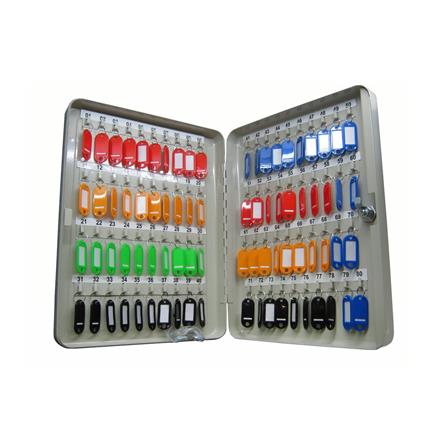 กล่องกุญแจ 80 ดอก BOXES TS0043 สีครีม_2