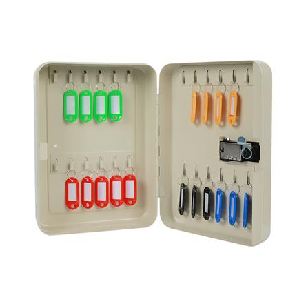 กล่องกุญแจรหัส 24 ดอก BOXES TS0077G สีครีม_2