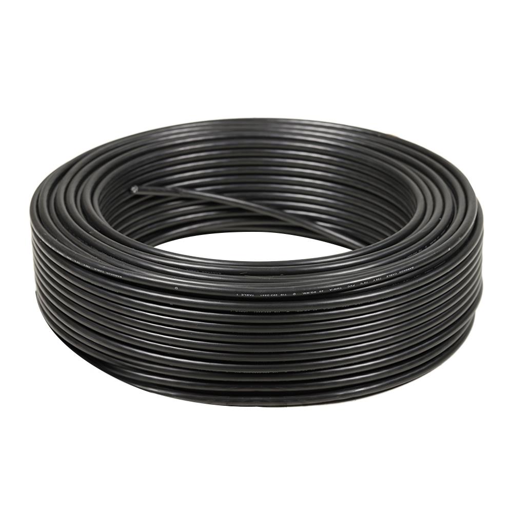 สายไฟ THW-A BCC 1x25 ตร.มม 100 ม. สีดำ