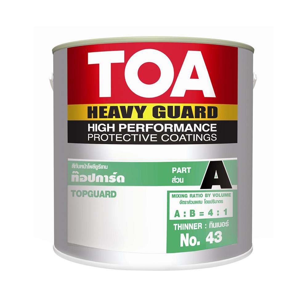สีอุตสาหกรรม TOA TOPGUARD A + B CLEAR 1 แกลลอน