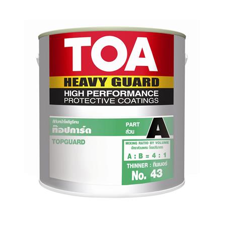 สีอุตสาหกรรม TOA TOPGUARD A + B CLEAR 1 แกลลอน_0
