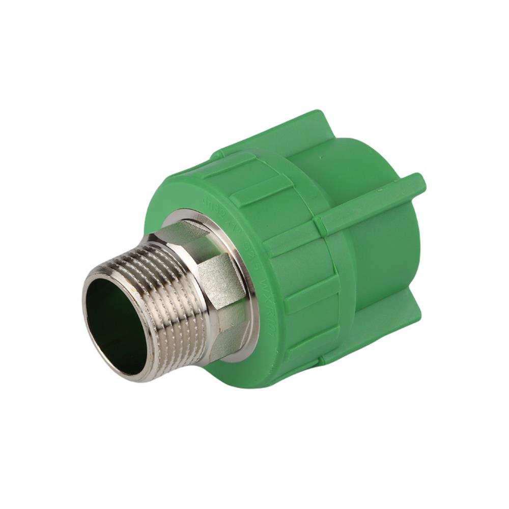 ข้อต่อตรงเกลียวนอก PP-R THAI PP-R D32 1 นิ้ว