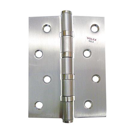 บานพับ 4x3 นิ้ว x 2 มม. SOLEX 4324 สีสเตนเลส (แพ็ก...