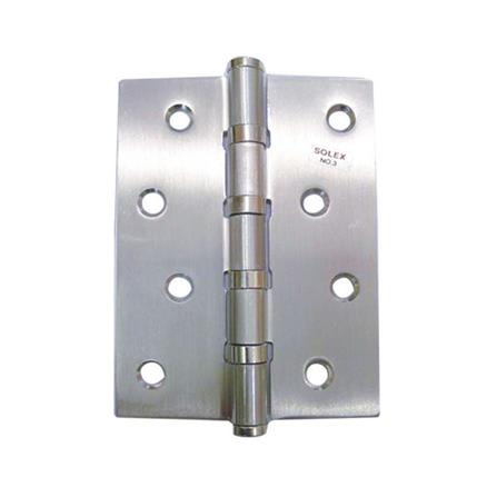 บานพับ 4X3 นิ้ว X 2 มม. SOLEX 4324  สีทองเหลืองรมดำ (แพ็ก 4 ชิ้น)