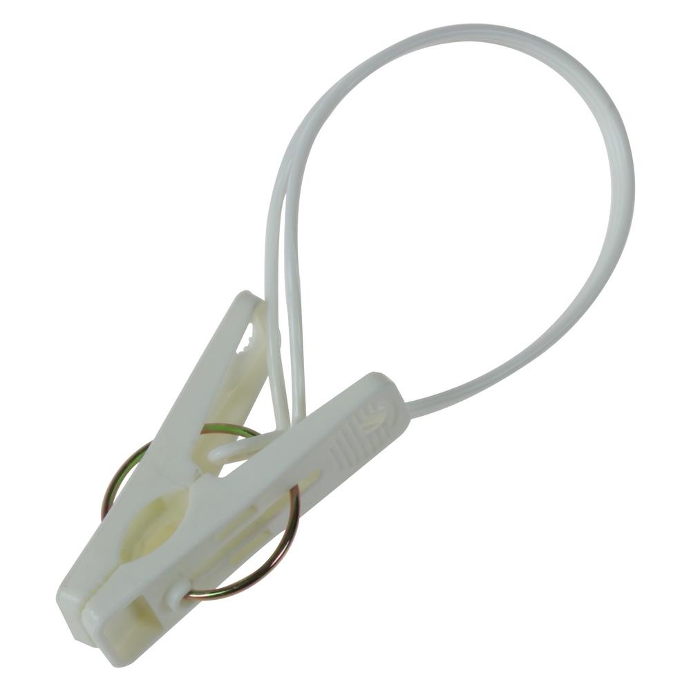 กิ๊บหนีบผ้า PIONEER สีขาว แพ็ค20ชิ้น