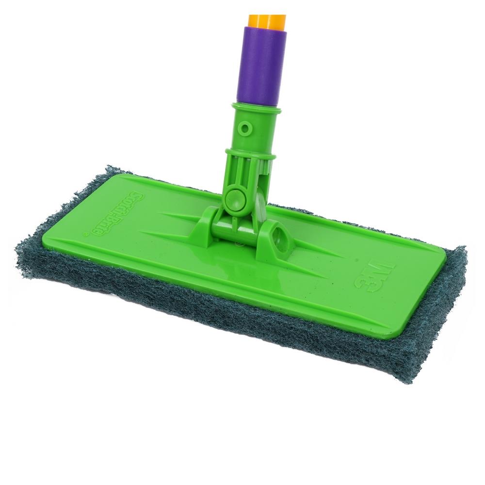 แปรงขัดพื้นใยขัด SCOTCH-BRITE  5.5 นิ้ว สีเขียว