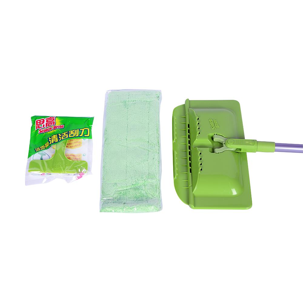 ไม้ม็อบไมโครไฟเบอร์ดันฝุ่น SCOTCH-BRITE 16 นิ้ว สีเขียว