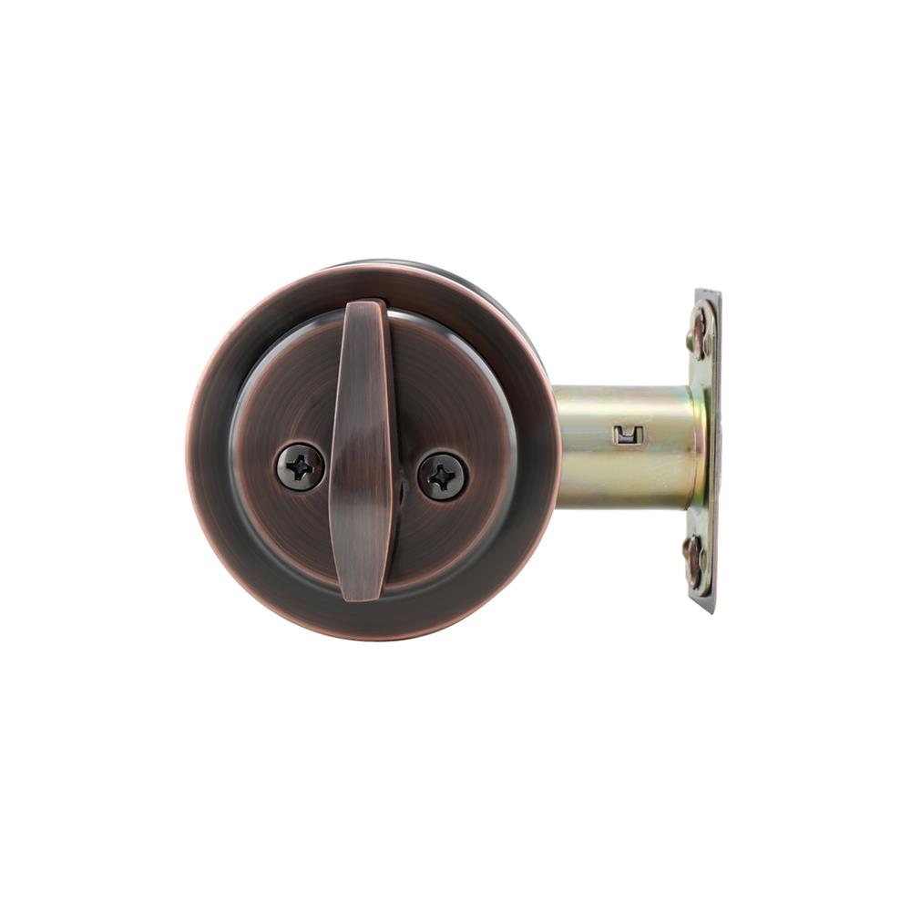 กุญแจลิ้นตาย 1 ด้าน HAFELE 489.10.360 สีทองแดงรมดำ