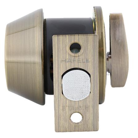 กุญแจลิ้นตาย 1 ด้าน HAFELE 489.10.361 สีทองเหลืองรมดำ_3