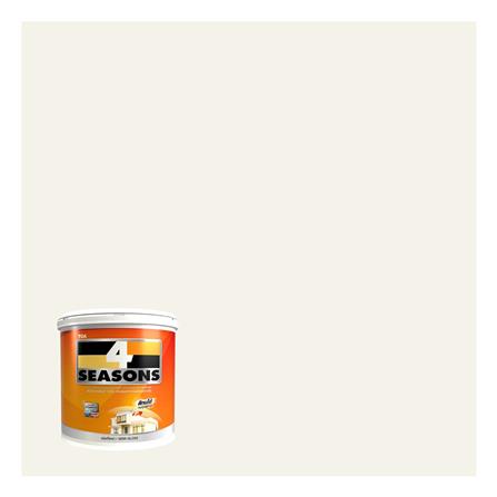 สีน้ำทาภายนอก ชนิดกึ่งเงา TOA 4 SEASONS สีขาว #AG1000 5 แกลลอน_0