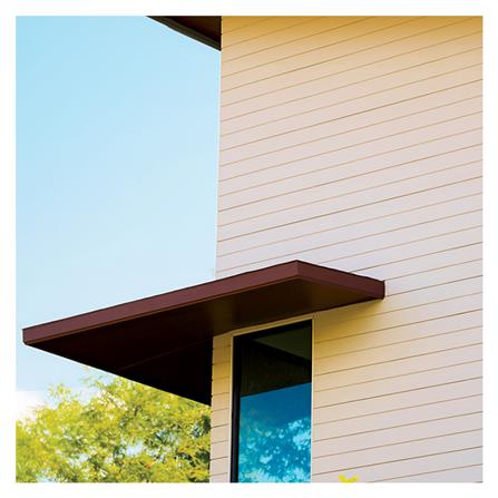 ไม้ผนังบังใบ CONWOOD G1 ลายเสี้ยน 20.3X305X1.1 ซม. สีขาวงาช้าง_3