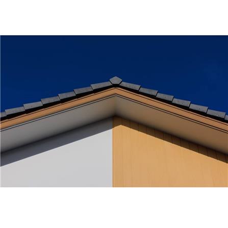 ไม้ผนังบังใบ CONWOOD G1 ลายเสี้ยน 20.3X305X1.1 ซม. สีขาวงาช้าง_5