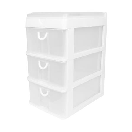 ชั้นลิ้นชักเล็ก 3 ชั้น JCP 5892 26x47x34.5 ซม. สีขาว_1